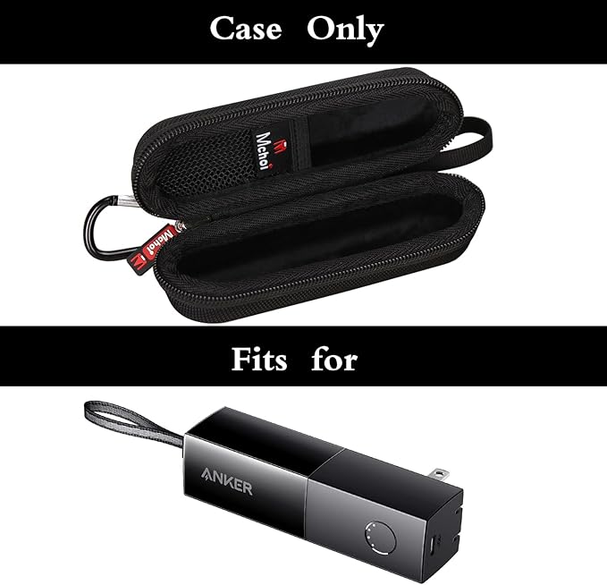 Mchoi Hard Case Suitable for Anker Portable Charger 511 Power Bank 5,000mAh, Waterproof Shockproof Battery Pack Holder, Case Only