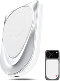 Magnetic Portable Charger, 10000mAh Wireless Power Bank USB-C Cable, MagSafe-Compatible Battery,Portable Charger Power Bank for iPhone 17/16/15/14/13/12 Series, Samsung,Android (White)