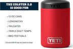 YETI Rambler 12 oz. Colster Can Insulator for Standard Size Cans, Rescue Red (NO CAN INSERT)