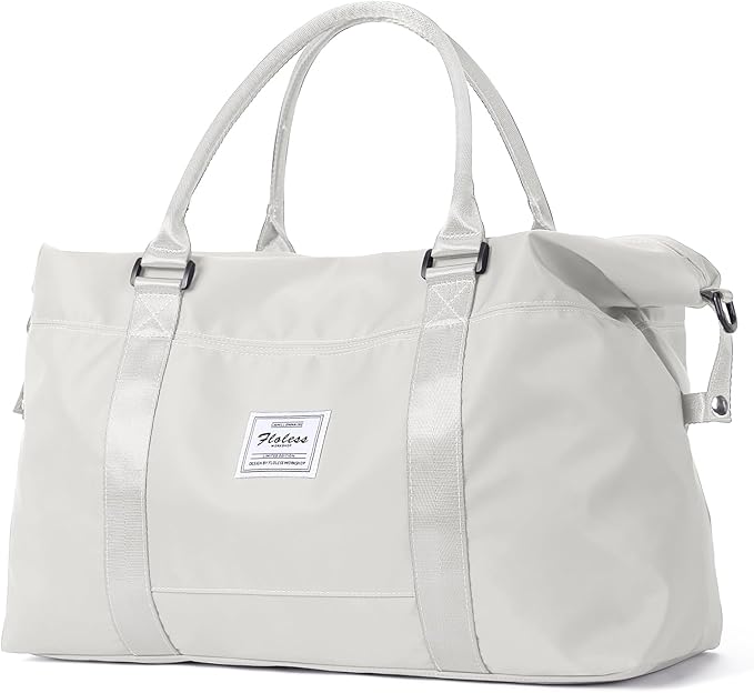 HYC00 Travel Duffel Bag,Carry-on Overnight Weekender Bags for Women,Sports Tote Gym Bag with Wet Pocket