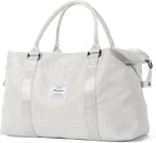 HYC00 Travel Duffel Bag,Carry-on Overnight Weekender Bags for Women,Sports Tote Gym Bag with Wet Pocket
