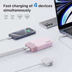 JUOVI Portable Charger 65W Power Bank 20000mAh Compact USB C Laptop Power Bank Fast Charging Battery Pack for Laptop MacBook Dell XPS iPad Tablet Steam Deck iPhone 17/16/15/14 Series Samsung and More