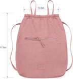 Lee Drawstring Backpack Bag Lightweight Small Gym Swim Beach Bag Water Resistant Sports Sackpack for Men Women,LEE48-002PK