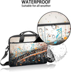 Laptop Shoulder Bag for Women Men, Waterproof Computer Case Messenger Bag Briefcase for Business Office Travel