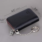 FurArt Zipper Wallet Women, RFID Blocking Credit Card Wallet, Business Card Holder, Compact Size KeyChain Wallet