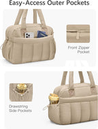 oscaurt Gym Bag for Women Lightweight Duffle Bag for Travel with Toiletry Pouch Water Resistant Carry On Weekender Overnight Duffel