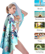Beach Towel Microfiber Beach Towels Sand Free Quick Dry Lightweight Travel Towels Oversized Large Quick Cute Starfish Design 30×60 inch Beach Towels for Kids Women Men Pool Swim