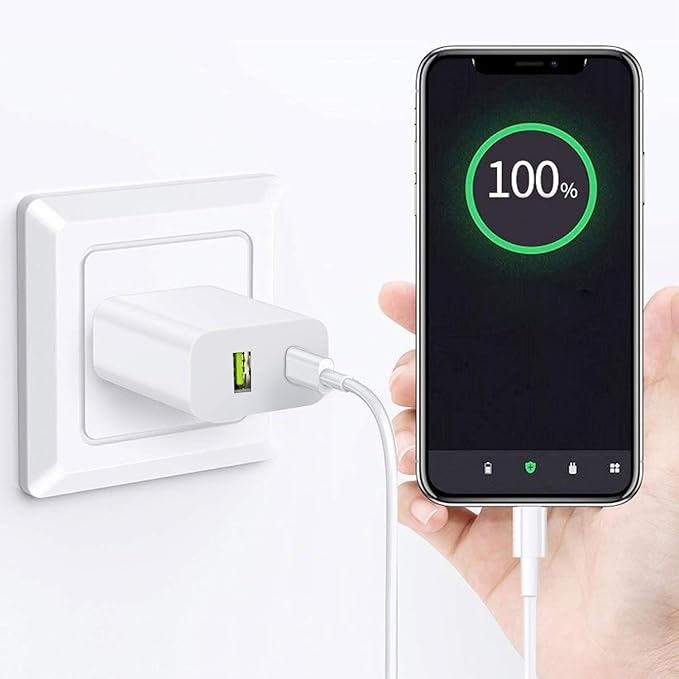 3 Pack USB C Charger Block, Dual Port Type C Wall Charger Fast Charging 20W Power Adapter Cube for iPhone 14/14 Pro/14 Pro Max/14 Plus/13/12/11, XS/XR/X, iPad, Samsung, More