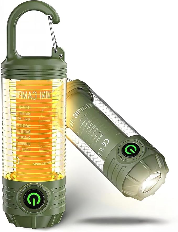 LED Camping Lights,Rechargeable Camping Lantern, 3-in-1 LED Lantern with 1000 Lumens, Led Lantern,Waterproof & Portable, SOS & 3 Light Modes for Emergency, Outdoor, Hiking, Power Outages,Night Walking