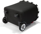 reisenthel carrycruiser Black - Portable Shopping Trolley with Sturdy Aluminum Frame, Shoulder Strap and Removable mesh Inner Bag - Water-Repellent