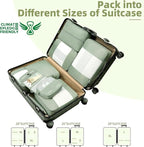 BAGAIL 6 Set/8 Set/10 Set Packing Cubes Various Sizes Packing Organizer for Travel Accessories Luggage Carry On Suitcase