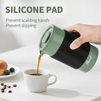 French Press – 350ml Stainless Steel Coffee Press, 2 Cup Cafetiere for Ground Coffee, Portable French Press