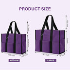 Becokan Large Tote Bag for Women Waterproof with 12 Pockets Top Zipper Closure Utility Teacher Nurse Bags for Work School