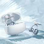 Bow Rhinestone for Clip on Earbuds Open Ear Accessories, Elegant Zirconia Decorative Earphone Accessories, Removable Exquisite DIY Decoration