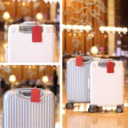 Luggage Tags,Personalized Business Card Holder Travel ID Sets with Privacy Cover for Travel Bag Tags- 4 Pack