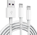 TUMABER 2 Pack Apple MFi Certified iPhone Charger Cable 3Ft, Lightning to USB Cord 3 Foot, 2.4A Fast Charging,Apple Phone Long Chargers for 13/12/11/11Pro/11Max/ X/XS/XR/XS Max/8/7/6, White (C36W4)