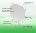 Rockin' Green Travel Laundry Detergent Sheets - Mess-Free Laundry Sheets Detergent Powerful Cleaning with Sodium Bicarbonate - Easily Dissolvable Laundry Soap Sheet (104 Loads, Lavender Mint Revival)