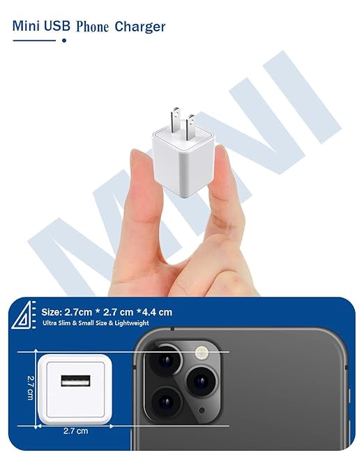 iPhone Charger,Long 6FT iPhone Charger 2Pack i Phone Cord 6feet USB to Lightning Cable Quick Fast Charging Data Sync Cord USB Wall Charge Block Adapter for I Phone14/13/12/11/XS/XR/X/8/7/5/SE2022/iPad