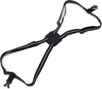 Luggage Straps Bag Bungees for Add a Bag Easy to Travel Suitcase Elastic Strap Belt (Black-R, L)
