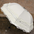 WANLIAN Folding umbrella Travel Umbrella Folding UV Resistance Lace Parasol Umbrella Sun Umbrella For Women Girls sunshades with lace decoration