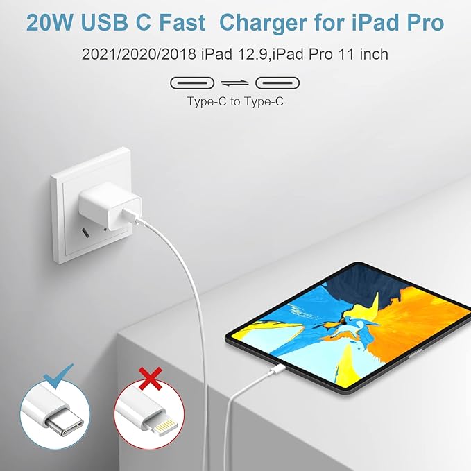 3FT iPhone 17 16 15 Charger Fast Charging USB C Charger Block Type C Chagrer Fast Charging 2-Pack for iPhone 17/17 Plus/17 Pro/17 Pro Max/iPhone 16/16 Plus/16 Pro/16 Pro Max/15/15 Pro Max/Samsung