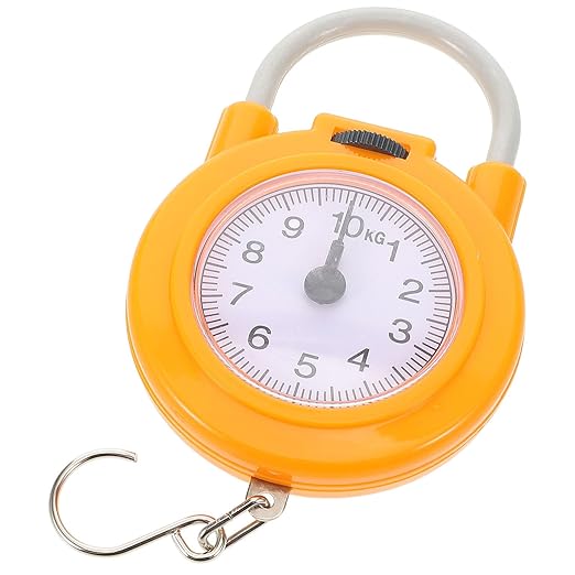 High Precision Portable Hanging Weight Scale with Spring Hook Compact Travel Luggage Scale for Suitcase and Fishing Use