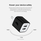 USB Wall Charger, Charger Block, AILKIN 2.1A Multiport Fast Charge Power Brick Cube for iPad, iPhone, Samsung Galaxy, Google Pixel, Motorola, Huawei, HTC, LG-2 Pcs, USB Box Charging Plug AC Adapter