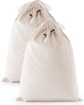 FantasyLife Shoe Bags for Travel, Washable Dust Bags for Storage & Packing, Flannel Shoe Pouch with Drawstring Closure for Purses, Handbags, Shoes & Toys (2, Beige, 17.3"x12.6")