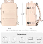 coofay Carry On Backpack Flight Approved Personal Item Travel Backpack For Women Airline Approved Waterproof Sports Luggage Backpack Casual Daypack Small Hiking Backpack