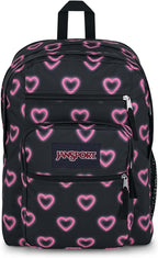 JanSport Laptop Backpack - Computer Bag with 2 Compartments, Ergonomic Shoulder Straps, 15” Laptop Sleeve, Haul Handle - Happy Hearts Black