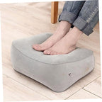 STOBOK Inflatable Footrest Adjustable Footrest Pillow Airplane Footrest Pillow Car Mats for Office Foot Rest Inflatable Footstool Outdoor Inflatable Foot Rest Wedge Shape Travel Pedal