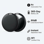 GPS Tracker for Vehicles No Subscription - Hidden Tracker Device for Vehicles, Mini Car Tracker Tag Work with Find My (iOS Only), Tracking Device for Kids, Key, Pet, Luggage