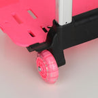 Backpack Trolley 2 Wheels Portable Telescopic Rod Backpack Hand