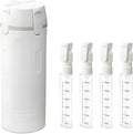 4 in 1 Travel Dispenser Bottle, 4-in-1 Refillable Travel Dispenser Bottles, 4 Pack 30ML Travel Bottles for Toiletries, 2026 New Portable Travel Containers for Shampoo Lotion Conditioner (White)