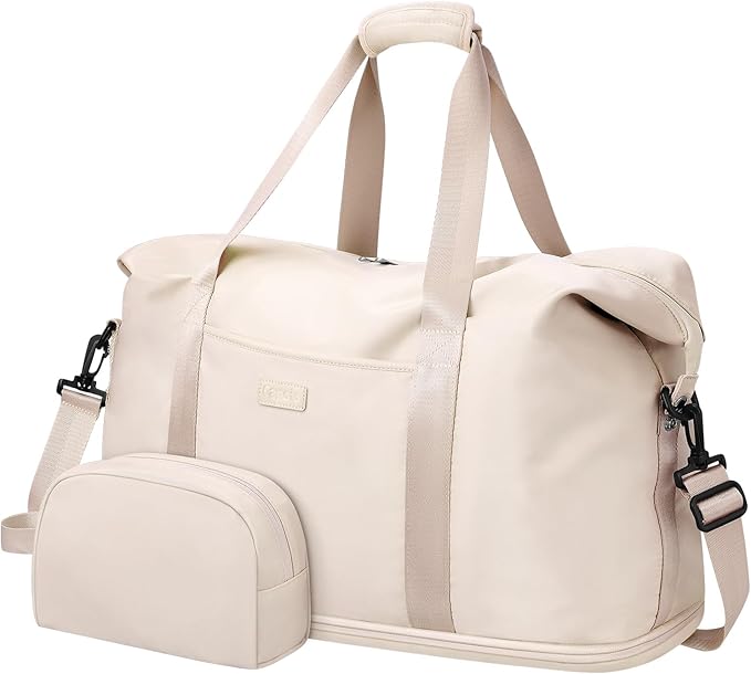 Expandable Travel Duffle Bags Weekender Overnight Bags for Women Men Hospital Bag for Women Labor Delivery with Toiletry Bag Waterproof