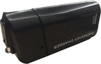 Battery Operated Phone Charger Emergency|USB Battery Powered Small Power Bank Portable 2 AA Batteries Powered Outlet. (Black)
