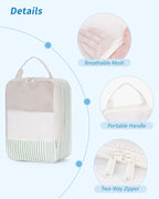 Narwey 6 Set/5 Set Compression Packing Cubes for Travel Kids Women Carry on, Packing Organizers Bag for Backpack Luggage Suitcase Duffle Bags