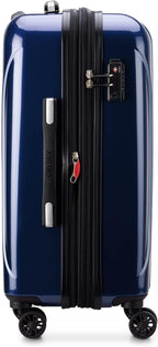 DELSEY PARIS Helium Aero Hardside Expandable Luggage with Spinner Wheels, Blue Cobalt, Carry-On Plus 21 Inch