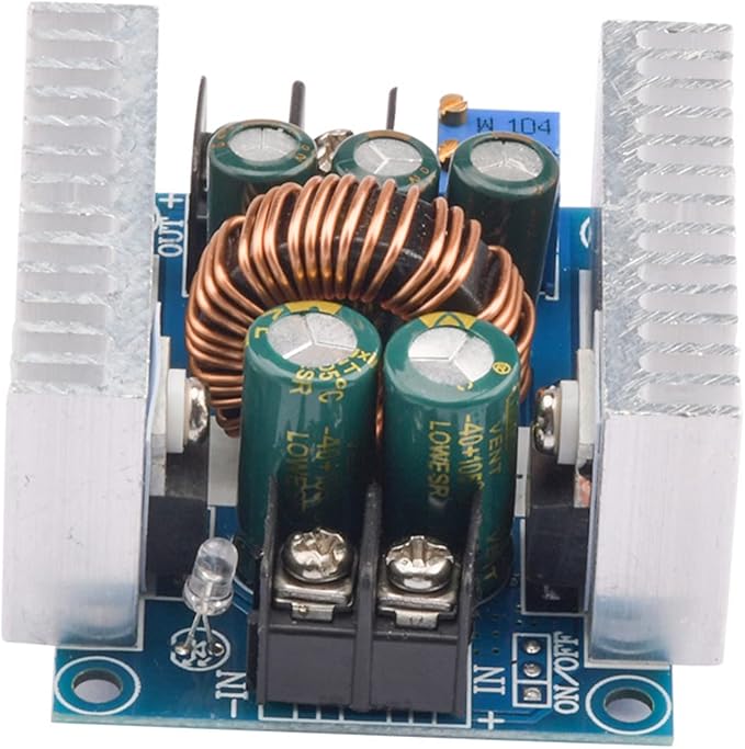 Diymore 2pcs 20A 300W CC CV Step Down Module Adjustable DC 6-40V to 1.2-36V Voltage Regulator Buck Converter Constant Current Power Supply Module 20v to 12v Step Down