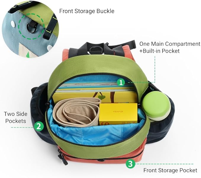 12 Inch Toddler Backpack for Boys Girls 2-4, Toddler School Mini Backpack for Travel, Small Kids Child Backpacks, Preschool Kindergarten Elementary Bag, Small