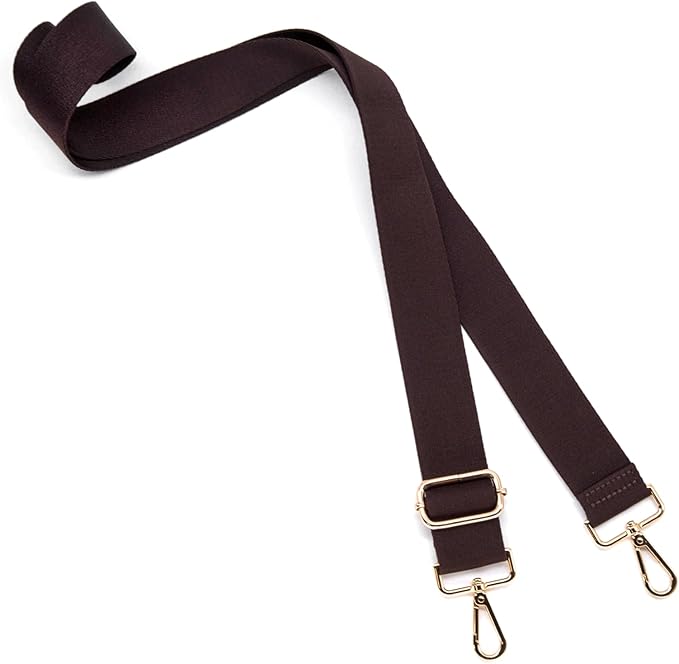 S&loyoe Thickened Solid Color Purse Straps Replacement Crossbody Bag Strap Adjustable Wide Guitar Straps for Handbags 1.5inch
