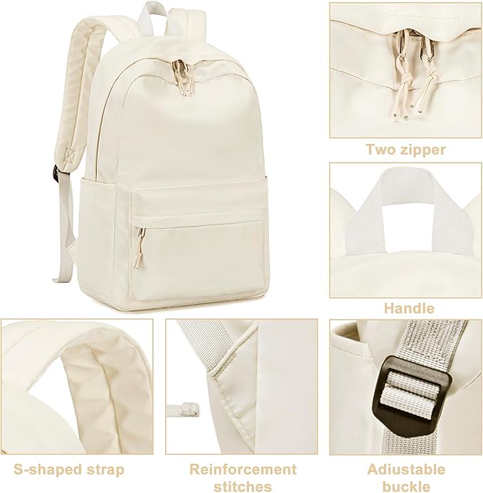 LOIDOU Backpack for Girls School Backpacks Bookbags for Elementary Middle School Women Laptop Backpacks