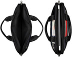 Laptop Shoulder Bag for Women Men, Waterproof Computer Case Messenger Bag Briefcase for Business Office Travel