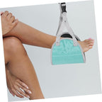 Travel Essentials Airplane Foot Hammock Inflatable Footrest Airplane Head Strap Comfy Foot Hanger for Long Trips