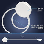Fast Charger for Samsung Watch Charger, Magnetic Wireless USB C Galaxy Charging Pad with 3FT Type C Cable Cord for Samsung Galaxy Watch 8 Classic/8/7/6 Classic/6/5 Pro/5/4/4 Classic/3/Active 2 1