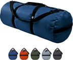 175L Extreme Duffel Bag, Heavy-Duty Gear Bag, 1050D Tuff Cloth, Diamond Ripstop, Reinforced Stitching - Blue (18” x 42")