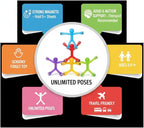 MAGMEN Airplane & Road Trip Toy 20-Pack - Quiet Travel Activities for Kids - Sensory Magnetic Fidget Toys for Car, Airplane, & Restaurants - STEM Building Figures - Best Value Family Set