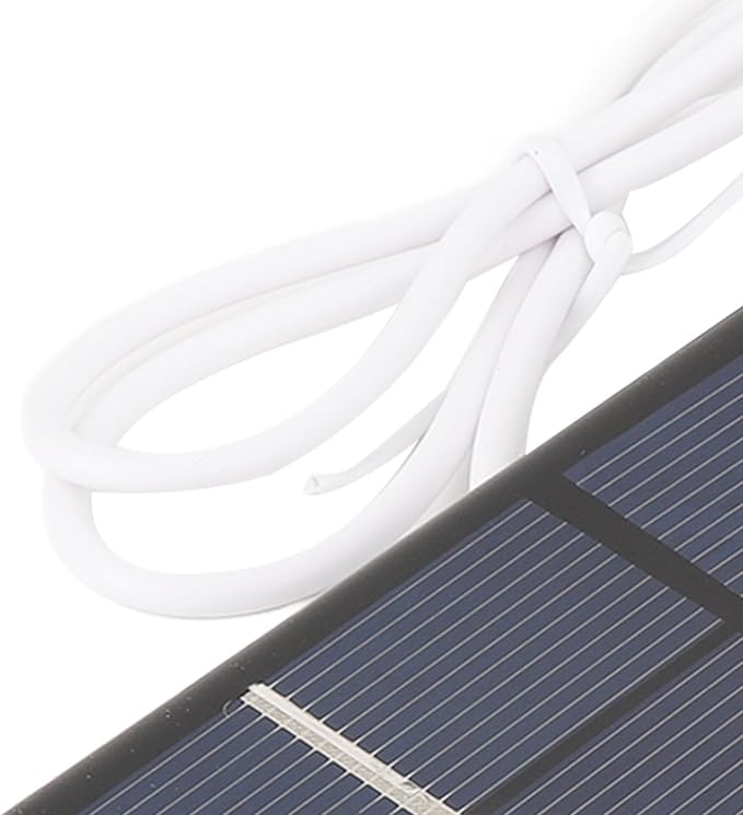 Akozon 1.2W 5V Portable Solar Panel Charger for Phones & 3.7V Batteries – Lightweight Polycrystalline Silicon Power Bank Solution