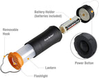 EverBrite 2-in-1 Mini Lanterns and Flashlights with 3 Modes, 2 Pack Portable Outdoor LED Zoomable Torches, Camping Essentials for Hurricane, Hiking, Night Walking, Emergency, Outdoor Lights