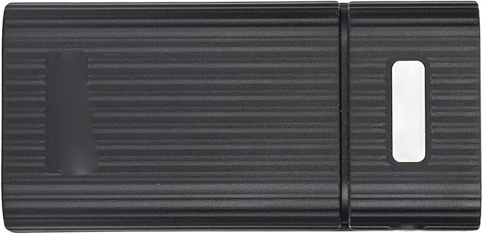 SUNGOOYUE DIY Power Bank Case H02B, Portable Battery Charger with Micro Type C Input for Mobile Phone MP3 MP4 Digital Camera, ABS Material (Black)